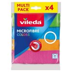 Vileda 4023103192577 chiffon de nettoyage microfibre, polyamide, polyester multicolore 4 pièce(s) Vileda 4023103192577 chiffon de nettoyage microfibre, polyamide, polyester multicolore 4 pièce(s)