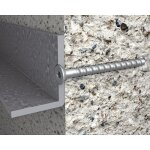 Vis � b�ton en acier zingu� - t�te frais�e - 7, 5 x 75 mm - 100 pi�ces - r - lx rawl