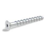 Vis b�ton auto - taraudeuse t�te frais�e acier zingu� lamellaire r - hlx - 8 x 75 - b100 rawl