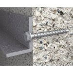 Vis � b�ton r - lx t�te hexagonale 17x135 mm � embase acier zingu� bo�te de 20 pi�ces