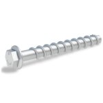 Vis b�ton t�te hexagonale acier zingu� lamellaire r - hlx - 8x90mm b100 rawl