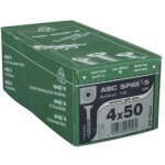 Vis a bois agglom�r� t�te frais�e empreinte torx acier zingu� blanc partiellement filet�es wirox, Ø ...