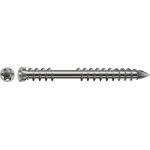 Vis inox a2 pour terrasse bois - double filet - 5 x 40 mm - 200 pices spax