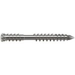 Vis inox a4 pour terrasse bois - double filet - 6 x 50 mm - 100 pices spax
