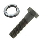 Vis de lame tondeuse 57mm 9. 5mm 3 / 8  24unf avec rondelle frein pour honda castelgarden ayp noma stiga ...