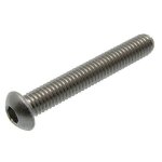 Vis m�taux t�te cylindrique bomb�e 6pans - inox a2 - 6x8 - boite 200 acton