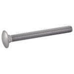 Vis m�taux t�te ronde collet carr� - inox a2 - 6x60 - boite 100 acton