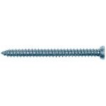 Vis de montage de ch�ssis vitr�s - t�te frais�e - acier zingu� - 7, 5 x 122 mm - ffs fischer