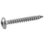 Vis de penture inox a2 - t�te cylindrique large - torx t30 - 6 x 60 mm acton