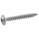 Vis de penture - t�te cylindrique large - torx - inox a4 - 6x50 - b100 acton