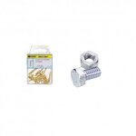 Vis � t�te hexagonale zingu�e brico - self m8 x 50 mm.