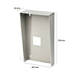 Visière anti - pluie pour platine saillie vmk aiphone Visière anti - pluie pour platine saillie vmk aiphone