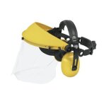 Visire plastique relevable avec protge oreilles