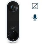 Visiophone arlo sonnette video filaire blanche avd1001