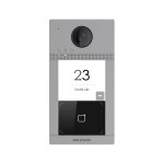 Visiophone ip hikvision 2mp wifi poe 1 bouton avec ouverture de carte mf 2 relais surface ip65