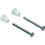 Visserie pour serrures gk, gk2, gj - cadre 50 mm blanc tirard