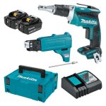 Visseuse automatique à placo makita dfs452tjx2 18v li - ion (2x5ah) à vis en bande (5 x 25 à 55 mm) Visseuse automatique à placo makita dfs452tjx2 18v li - ion (2x5ah) à vis en bande (5 x 25 à 55 mm)