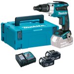 Visseuse bardage - makita - 18 v li - ion 5 ah - 2 batteries, chargeur, coffret - dfs251rtj