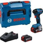 Visseuse � chocs gdr 18v - 220 c - bosch - avec 2 batteries 18v 5. 0 ah - chargeur - l - boxx - 06019l6001 ...