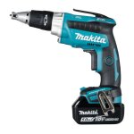 Visseuse plaque de pltre - makita - 18v 5. 0 ah - 1 chargeur 2 batteries 1 coffret makpac - dfs250rtj ...