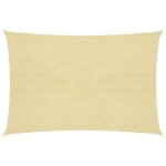 Voile d'ombrage 160 g / m 5 x 7 m pehd beige helloshop26 02 0008989