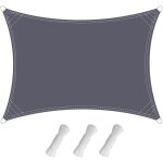 Voile d'ombrage 2 × 2 m - ensemble de protection solaire - plusieurs tailles et couleurs - toile pergola ...