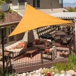 Voile d'ombrage 3x3x3m, orange pare - soleil triangulaire imperm�able auvent bloquant les uv auvent de ...