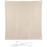 Voile d ombrage carr 5 x 5 m beige helloshop26 13 0002942 4