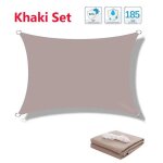 Voile d'ombrage extrieure etanche, auvent 300d, jardin, plage, camping, terrasse, piscine, tente - type ...