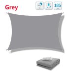 Voile d'ombrage extrieure etanche, auvent en toile, auvent rectangulaire, abri solaire de piscine, pare ...