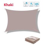 Voile d'ombrage extrieure etanche, auvent en toile, auvent rectangulaire, abri solaire de piscine, pare ...