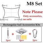 Voile d'ombrage impermable blanc laiteux pour jardin, balcon, abri solaire, patio, piscine, auvent de ...