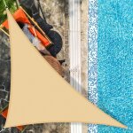 Voile d'ombrage impermable triangulaire 2, 5x2, 5x3, 5m toile ombrage uv protection pour terrasse jardin ...