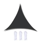 Voile d'ombrage de jardin extrieur, toile de protection solaire triangulaire, auvent d'ombre pour les ...