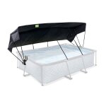 Voile d'ombrage pour piscine tubulaire rectangulaire 2, 20 x 1, 50 m - exit toys