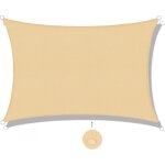 Voile d'ombrage rectangulaire 3. 5x4. 5m imperméable toile ombrage uv protection pour patio jardin, terrasse, ... Voile d'ombrage rectangulaire 3. 5x4. 5m imperméable toile ombrage uv protection pour patio jardin, terrasse, ...