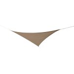 Voile d'ombrage triangulaire 3, 60 x 3, 60 x 3, 60 m - austral - brun