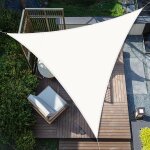 Voile d'ombrage triangulaire 3. 6x3. 6x3. 6m impermable toile ombrage uv protection pour patio jardin, ...