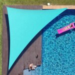 Voile d'ombrage triangulaire 3 x 3 x 3 m, imperm�able, protection uv, pour patio, jardin, terrasse, balcon, ...