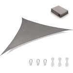 Voile d'ombrage triangulaire 3x3x3m, toile d'ombrage hdpe résistant respirant protection anti - uv toile ... Voile d'ombrage triangulaire 3x3x3m, toile d'ombrage hdpe résistant respirant protection anti - uv toile ...