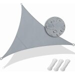 Voile d'ombrage triangulaire imperm�able, protection uv, 95 % polyester, r�sistant et respirant, pour ...