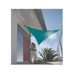 Voile d'ombrage triangulaire serenity - 5 x 5 x 5 m - bleu canard