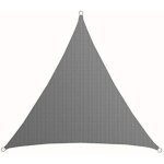Voile d'ombrage uv - 3x3x3 m hdpe triangle protection solaire - toile de jardin balcon gris Voile d'ombrage uv - 3x3x3 m hdpe triangle protection solaire - toile de jardin balcon gris