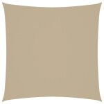Voile de parasol tissu oxford carr� 3x3 m beige