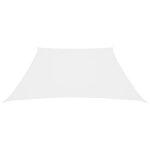 Voile de parasol tissu oxford trap�ze 3 / 4x3 m blanc