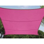 Voile solaire rectangulaire 4 x 3 m couleur: fuchsia Voile solaire rectangulaire 4 x 3 m couleur: fuchsia