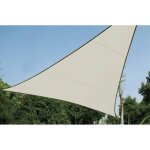 Voile solaire triangulaire - 3. 6 x 3. 6 x 3. 6m, couleur: crme