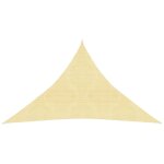 Voile toile d'ombrage parasol 160 g / m 4 x 4 x 5, 8 m pehd beige helloshop26 02 0008981 Voile toile d'ombrage parasol 160 g / m 4 x 4 x 5, 8 m pehd beige helloshop26 02 0008981