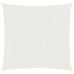 Voile toile d'ombrage parasol 160 g / m blanc 4 x 4 m pehd helloshop26 02 0009027