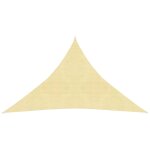Voile toile d'ombrage parasol 160 g / m pehd 3 x 3 x 4, 2 m beige helloshop26 02 0008969 Voile toile d'ombrage parasol 160 g / m pehd 3 x 3 x 4, 2 m beige helloshop26 02 0008969